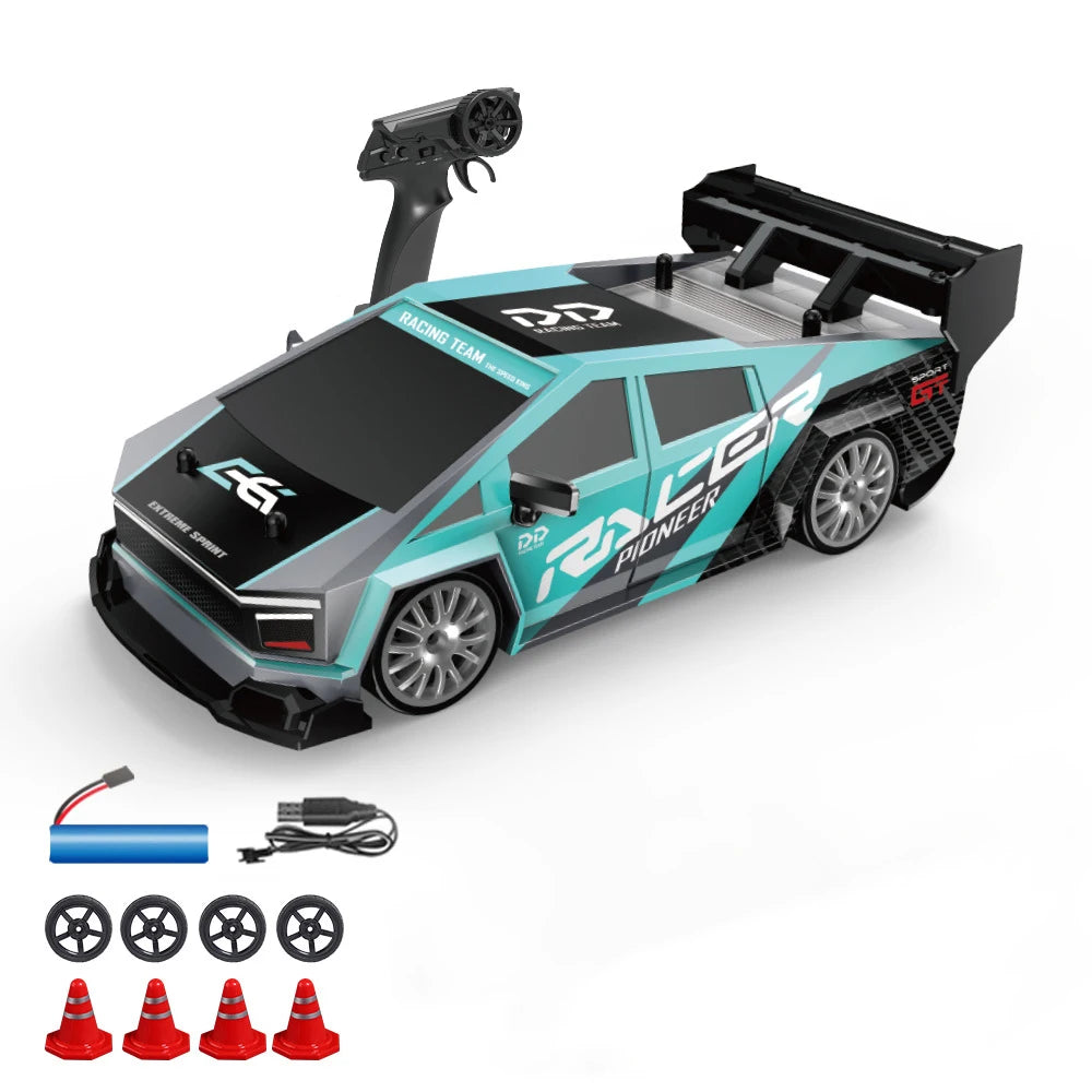 1:24 Rc Car Kids Toys 30Km/h Remote Control Racing Cars Radio-Control Drifting Vehicle with Led Light Electric Toy Children Gift