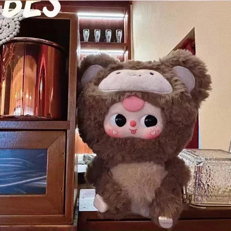 Baby Three 12 Chinese Zodiac Series Plush Blind Box Toys Mystery Box Cajas Misteriosas Anime Figures Kawaii Dolls for Girls Toys