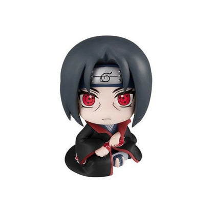 9 CM Anime Naruto Characters Uzumaki Naruto Kakashi Uchiha Sasuke Itachi Cute Toys Q Version Figurals Car Decoration Model Gift
