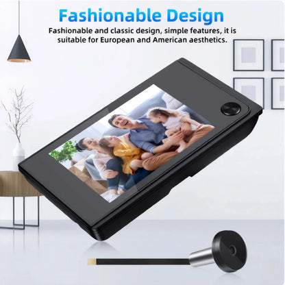 3.5 Inch Peephole Door Video Camera 120° Wide View Angle 1MP Digital Doorbell Viewer Outdoor Monitor for Home Security System