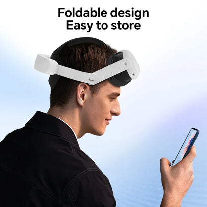 Hibloks 6000mAh Battery Head Strap For Meta Quest 3 Adjustable Built-in Charging Headset Headstrap For Qculus Quest 3 Accessorie