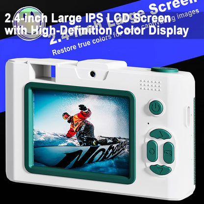 WIFI FHD 1080P Camera Digital Point and Shoot Cameras with 16X Zoom Anti Shake Compact Small retro Camera