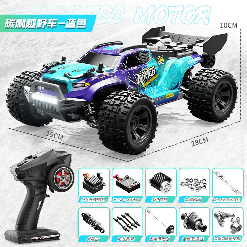 In Stock 1: 18 Remote Control Car Full Proportion 4-Wheel 18101 Rc Drive Large Foot Charging Off-Road Vehicle Model For Man Toy