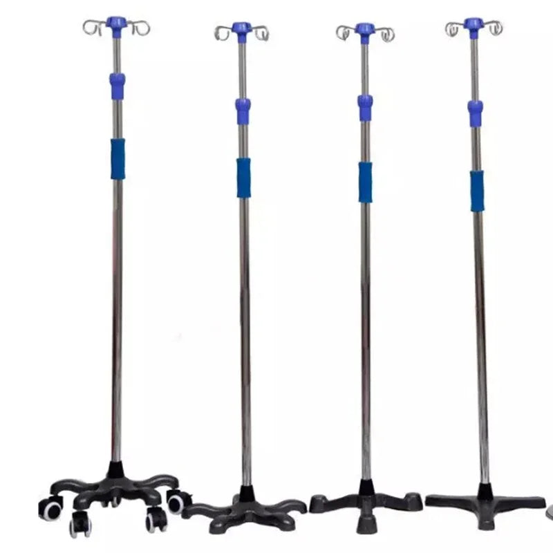 MT Medical China Factory Mobile Iv Drip Stand Height Adjust  Pole