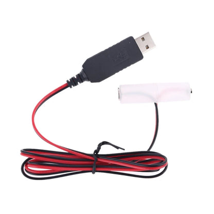 Battery Eliminator USB Power SupplyCable Replace 1.5V AA Battery for Radio Electric Toy Clock LED Strip Light Calculator