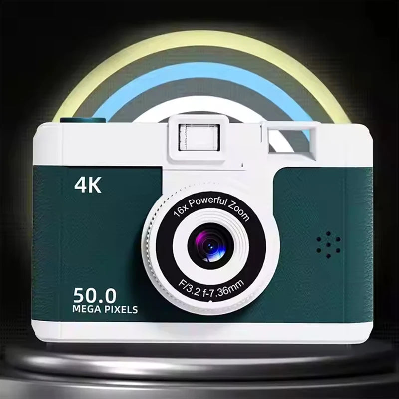 WIFI FHD 1080P Camera Digital Point and Shoot Cameras with 16X Zoom Anti Shake Compact Small retro Camera