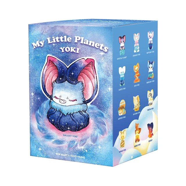 POP MART YOKI My Little Planets Series Blind Box Toys Guess Bag Mystery Box Mistery Caixa Action Figure Surpresa Cute Model