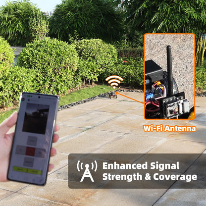 Tscinbuny Complete Robotic Kit for Arduino Starter Kit Programming ESP32 Smart Robot WIFI Automation Kit Educational Learn Set