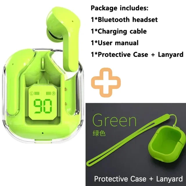 (Buy Earphone And Get: Protective Case + Lanyard)T2 Gaming Earbuds TWS Bluetooth 5.3 HIFI Bass Wireless Headphone Sports Headset