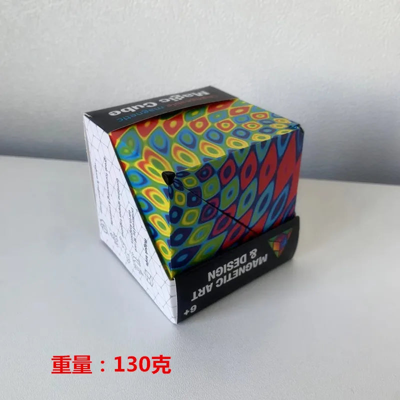 2023 Infinite magnetic cube 3D three-dimensional geometric cube children's thinking exercise educational toys