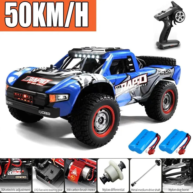JJRC Q130 1:16 70KM/H 4WD RC Car with Light Brushless Motor Remote Control Cars High Speed Drift Monster Truck Adults Kids Toys