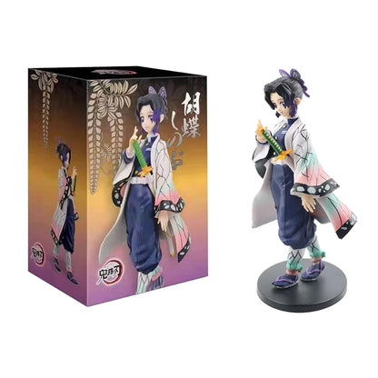 Demon Slayer Action Figure Anime Same Style Doll Toy Kamado Tanjiro Nezuko Zenitsu Collection Model PVC Material Birthday Gifts
