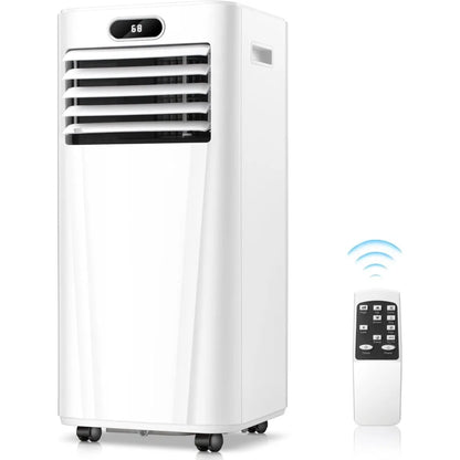 Dehumidifier, Fan Modes, Room Air Conditioner with Remote/Installation Kits, White