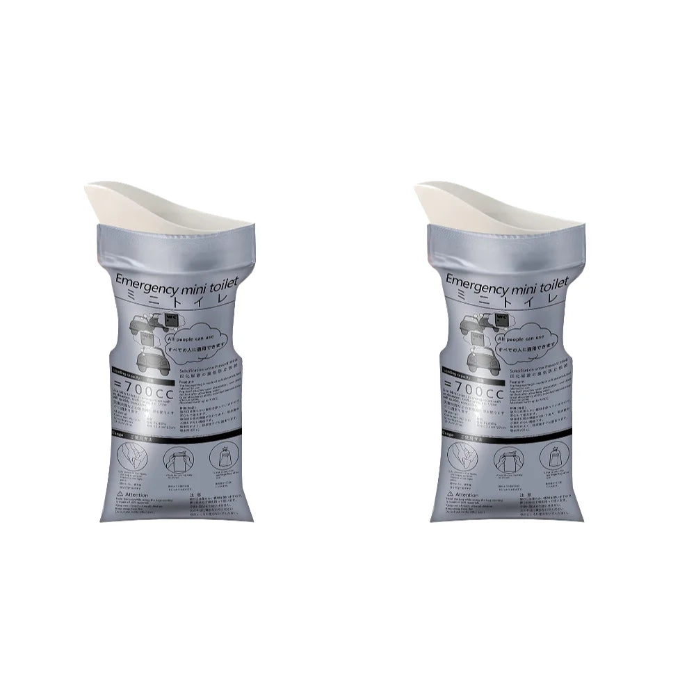 20PCS Outdoor Emergency Urine Bags 700ml Disposable Travel Mobile Toilet Portable Urinal Bag for Men Women Baby Car Vomiting Bag