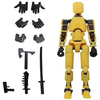 Titan 13 Action Figures T13 Figure 3D Printed Multi-Jointed Movable Lucky 13 Action Figure Nova 13 Action Figure Dummy