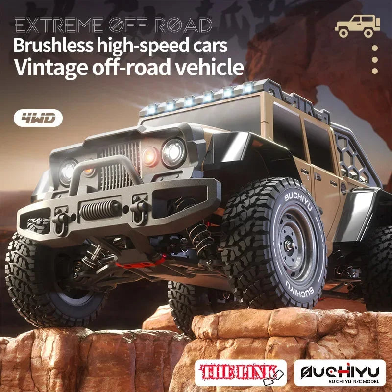 1/16 4x4 Off-Road Rc Car 4WD Brushless Drift Car 70KM/H High-Speed Remote Control Electric Vehicle Toy for Birthday Gift for Kid