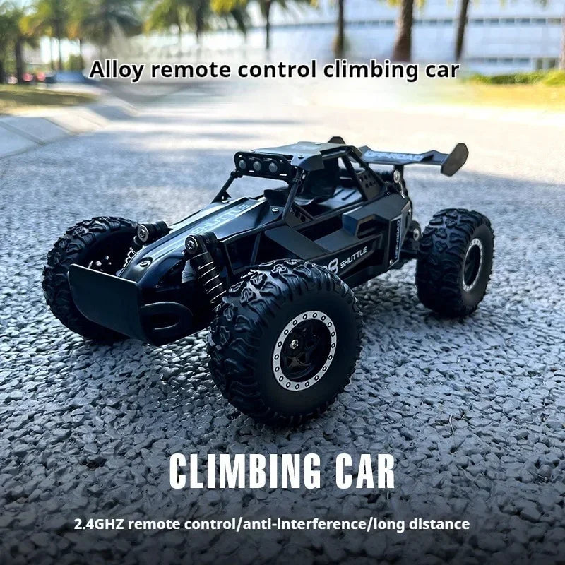 exquisite rc cars gift set:20+km/h high-speed 1:16 alloy remote control car,4WD bigfoot climbing off-road rc drift car,kids toys