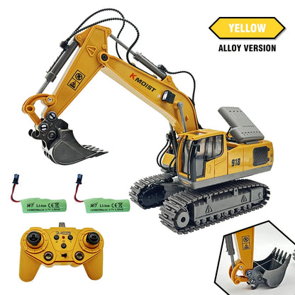 1/20 RC Car 2.4G Remote Control Excavator Construction Engineering Vehicle With 680 Degree Rotation Model Toys for Boys Kid Gift
