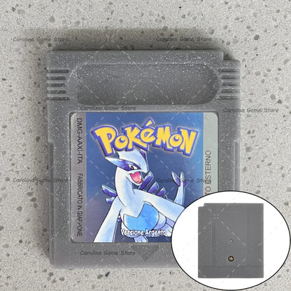 GBC Video Game Cartridge Console Card Pokemon Blue/Crystal/Green/Gold/Red/Silver/Yellow High Quality with Multi-language