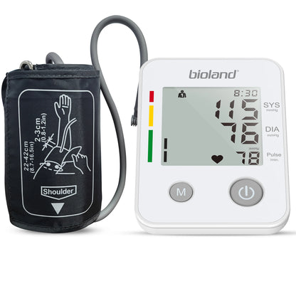 bioland 2008 Blood Pressure Monitor Tensiometer Upper Arm Automatic Digital BP Machine Heart Rate Monitor Backlight Blood Press