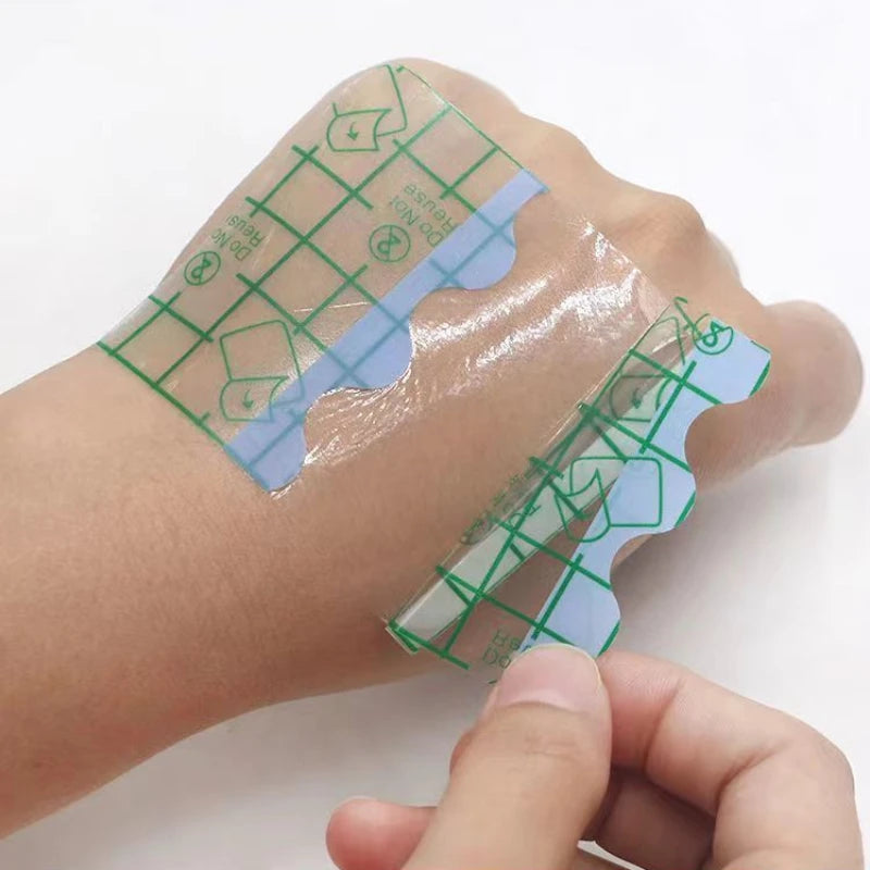 1 Roll Transparent Tape PU Film Adhesive Plaster Waterproof Anti-allergic Wound Dressing Fixation Tape Medical Accessories