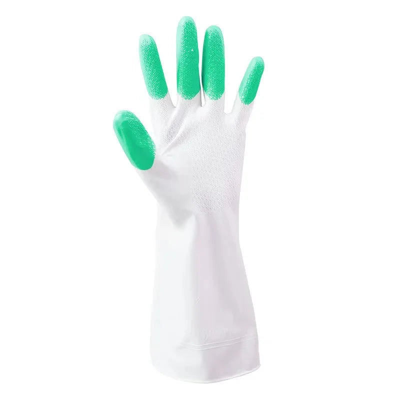 Long Sleeve Latex Kitchen Wash Dishes Dishwashing Gloves House Cleaning для мытья посуды рабочие перчатки перчатки прорезиненные