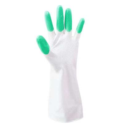 Long Sleeve Latex Kitchen Wash Dishes Dishwashing Gloves House Cleaning для мытья посуды рабочие перчатки перчатки прорезиненные