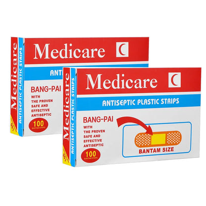 100Pcs/Box Breathable Band-Aids Non-woven Bandages First Aid Medical Anti-Bacteria Wound Plaster Home Travel Emergency Kits