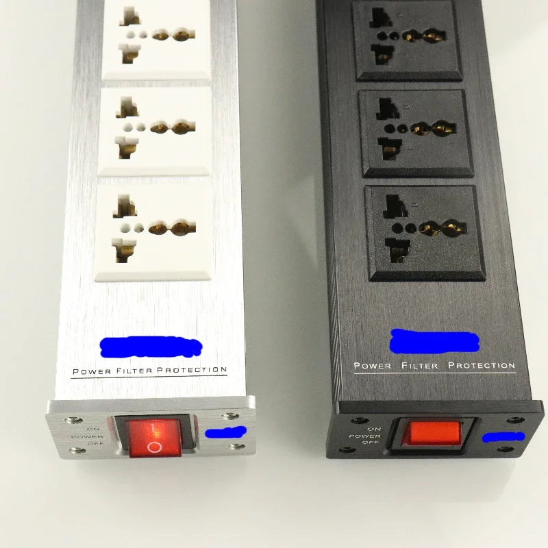 4-bit Universal Socket 10A 220V Power Filter Power Purifier is Applicable to British American European CN plug