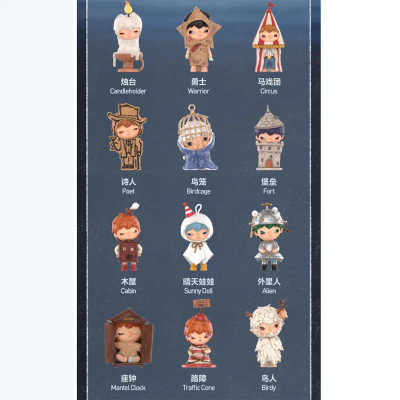 POPMART Hirono Shelter Series Blind Random Box Toys Kawaii Anime Action Figure Caixa Caja Surprise Mystery Box Dolls Girls Gift