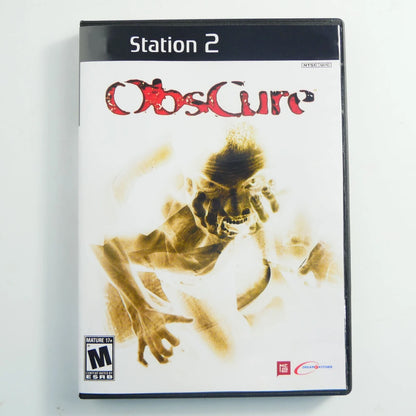 PS2 obscure With Manual Copy Disc Game Unlock Console Station 2 Retro Optical Driver Retro Video Game Machine Parts