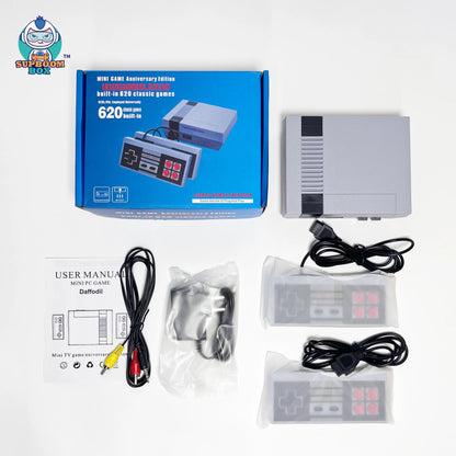 Handheld Family Mini TV Recreation Video Game Console AV Output Retro Built-in 620 Classic Games Dual Gamepad Gaming Player Gift