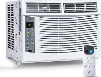 5,000 BTU Small Window Air Conditioner - Cool Up To 150 Sq.ft. with Manual Adjustable Fan and Cooling Modes, for Small Room