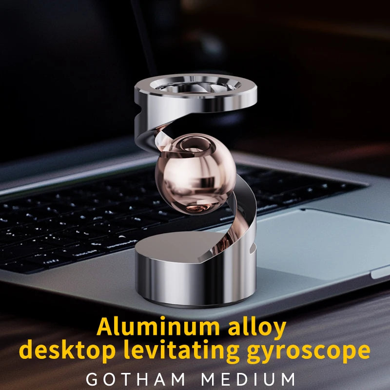 Metal magnetic levitation desktop toy anti-gravity spinning gyroscope relieve stress office decompression toy children's gift