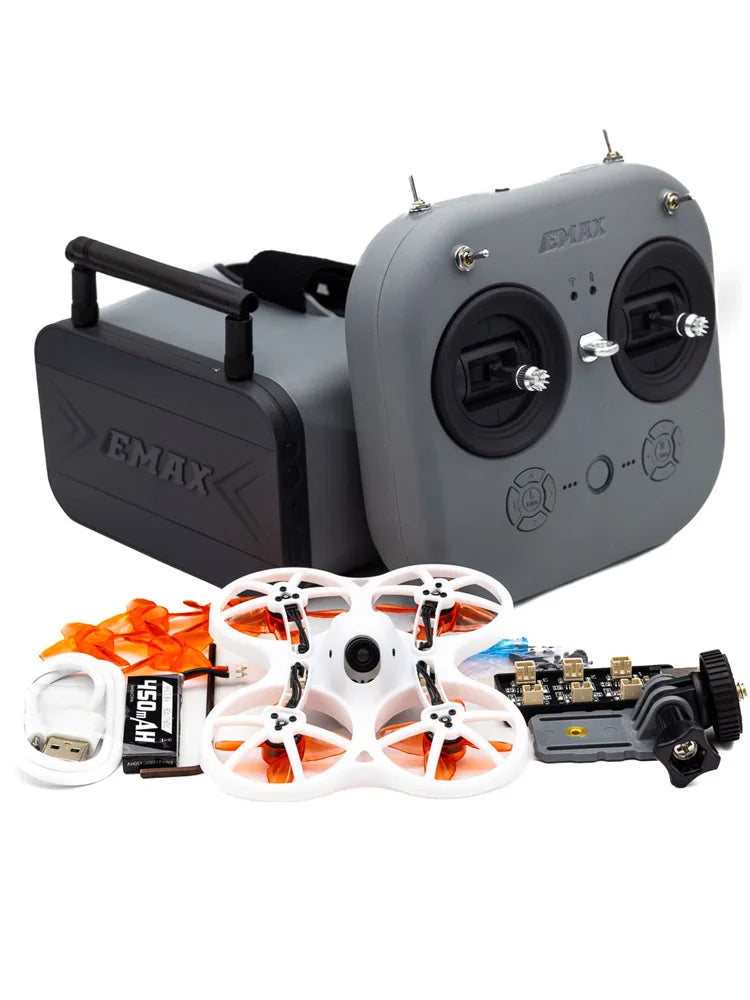Emax EZ Pilot Pro 80mm 3inch Indoor FPV Racing Drone RTF with E8 Transmitter Transporter 2 Goggles