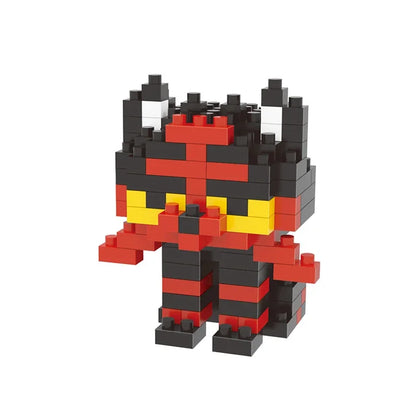 Pokemon Small Simple Building Blocks Pikachu  anime figure  Action Toys Graphics Diamond Mini Model Pocket Monster Collect Gift