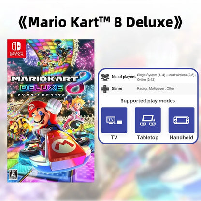 Nintendo Switch Game - Mario Kart 8 Deluxe 100% Official Original Cartridge Physical Card Multi-Language for Switch OLED Lite