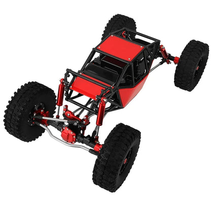 Metal 1/10 RC Simulation Climbing Crawler Frame DIY With SCX10 II 90046 Straight Axles Upgrade Car Kit Parts With Plastic Cage