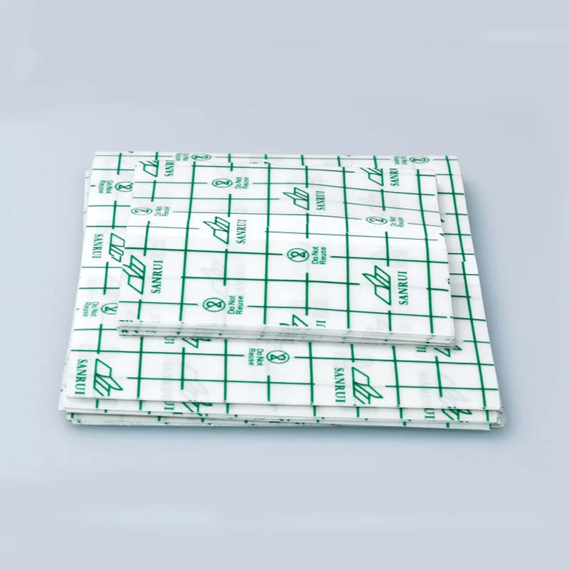 100Pcs Medical Waterproof PU Film For Wound Dressing Plaster Indwelling Needle Fixation  Transparent Adhesive Tattoo Film Tape