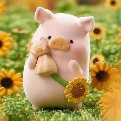 Lulu The Piggy Travel Blind Box Cute Cartoon Mystery Boxes Decor Doll Surprise Bag Child Girl Birthday Gift Desk Ornament Toys