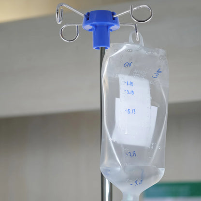 Medical IV Pole Hook Wall Mount Clothes Mounted Holder Stainless Steel Infusion Rack Vertical