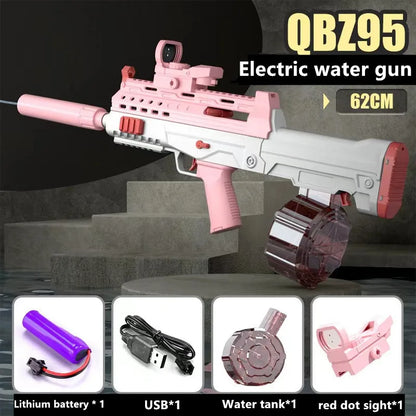 M416 Water Gun Electric pistolet Shoot Toy Full Automatic Summer Shoot Beach Outdoor Fun Toy For Children Boys Girl Adults Gift