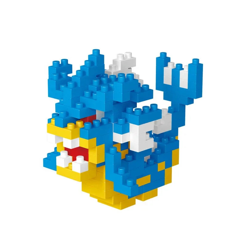 Pokemon Small Simple Building Blocks Pikachu  anime figure  Action Toys Graphics Diamond Mini Model Pocket Monster Collect Gift