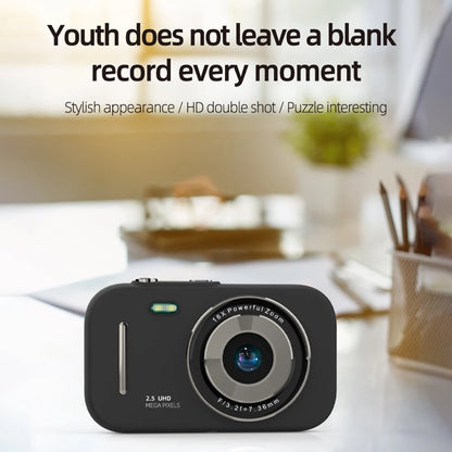 Digital Camera 48MP 1080P Point and Shoot Camera 2.8inch IPS Screen Portable Compact Camera Vlogging Camera for Kids Boys Girls