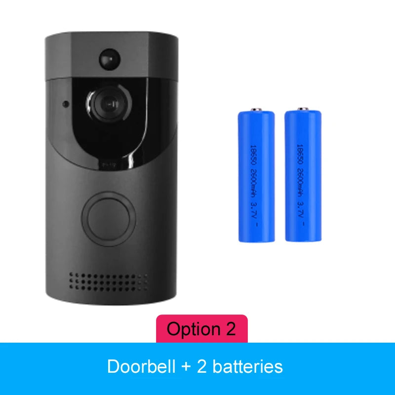 Smart Video Doorbell Waterproof Cover Night Vision Home Security TF Card Storage Camera Digital Visual Intercom WIFI Door Bell