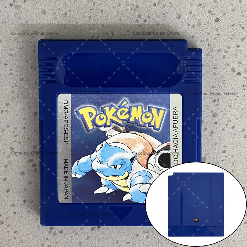 GBC Video Game Cartridge Console Card Pokemon Blue/Crystal/Green/Gold/Red/Silver/Yellow High Quality with Multi-language