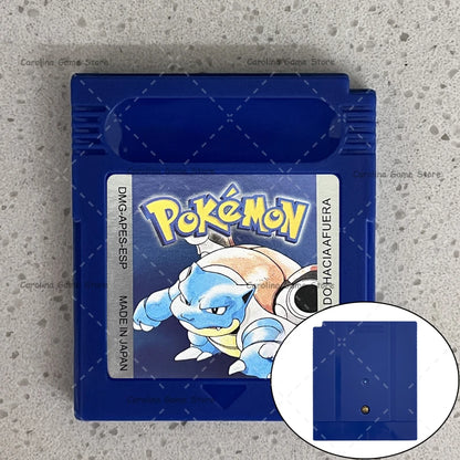 GBC Video Game Cartridge Console Card Pokemon Blue/Crystal/Green/Gold/Red/Silver/Yellow High Quality with Multi-language