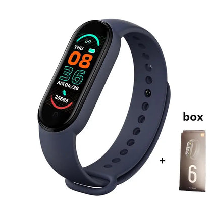 M6 Smart Watch Men Women Fitness Smart Bracelet Sports Band Heart Rate Blood Pressure Monitor Waterproof Multi-function Watches