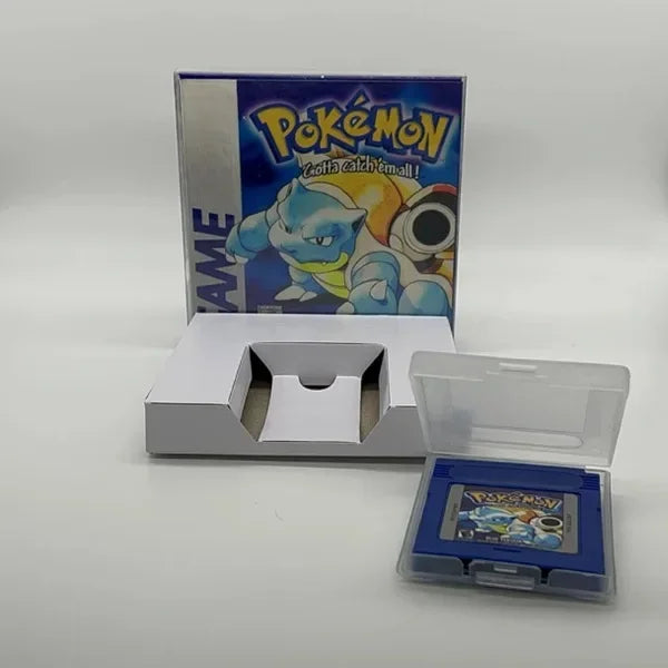 Pokemon Series Blue Crystal Gold Green Red Silver Yellow 7 Versions GBC Game In Box for 16 Bit Video Game Cartridge With Manuals