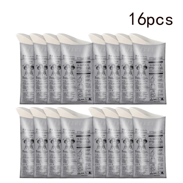 4-20PCS Outdoor Emergency Urine Bags 600ml Easy Take Piss Bags Travel Mobile Toilet Portable Urinal Bag Baby Women Vomiting Bags